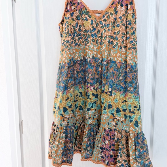 Love The Label Dresses & Skirts - LOVE THE LABEL Opal Mini Dress in Orange Multi Samira Print